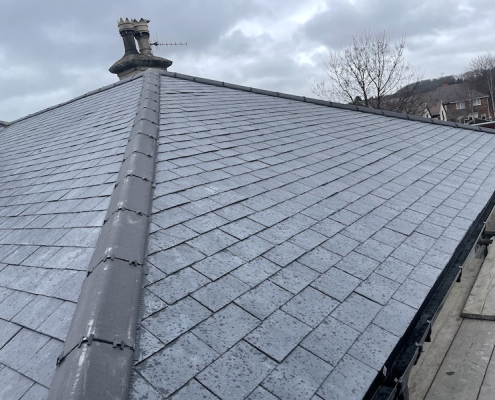 slate roof completed in Wirral by Colourstone Roofing